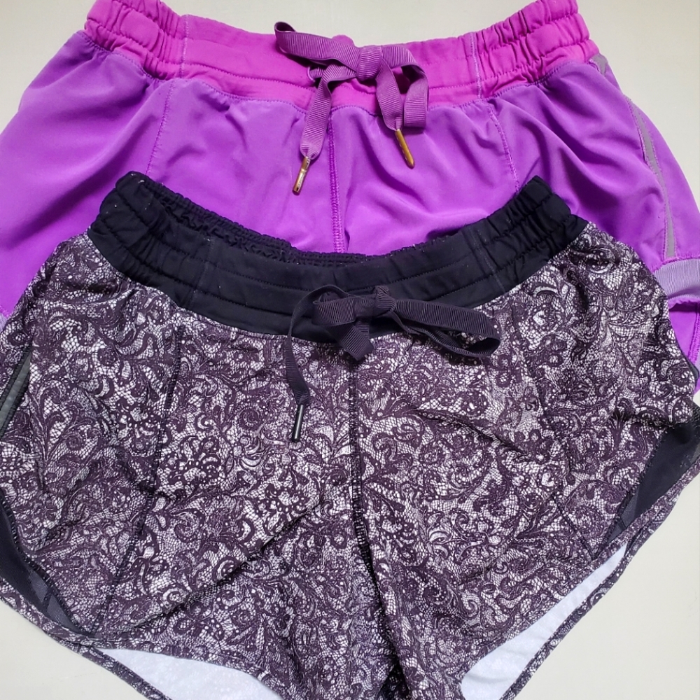 Bundled pair of Lululemon shorts